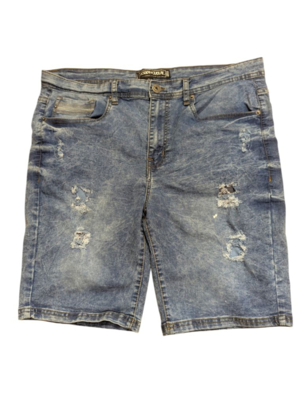 MODERN CULTURE Distressed Jean Shorts Jorts Waist 36